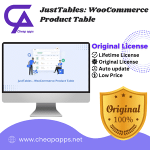 JustTables: WooCommerce Product Table